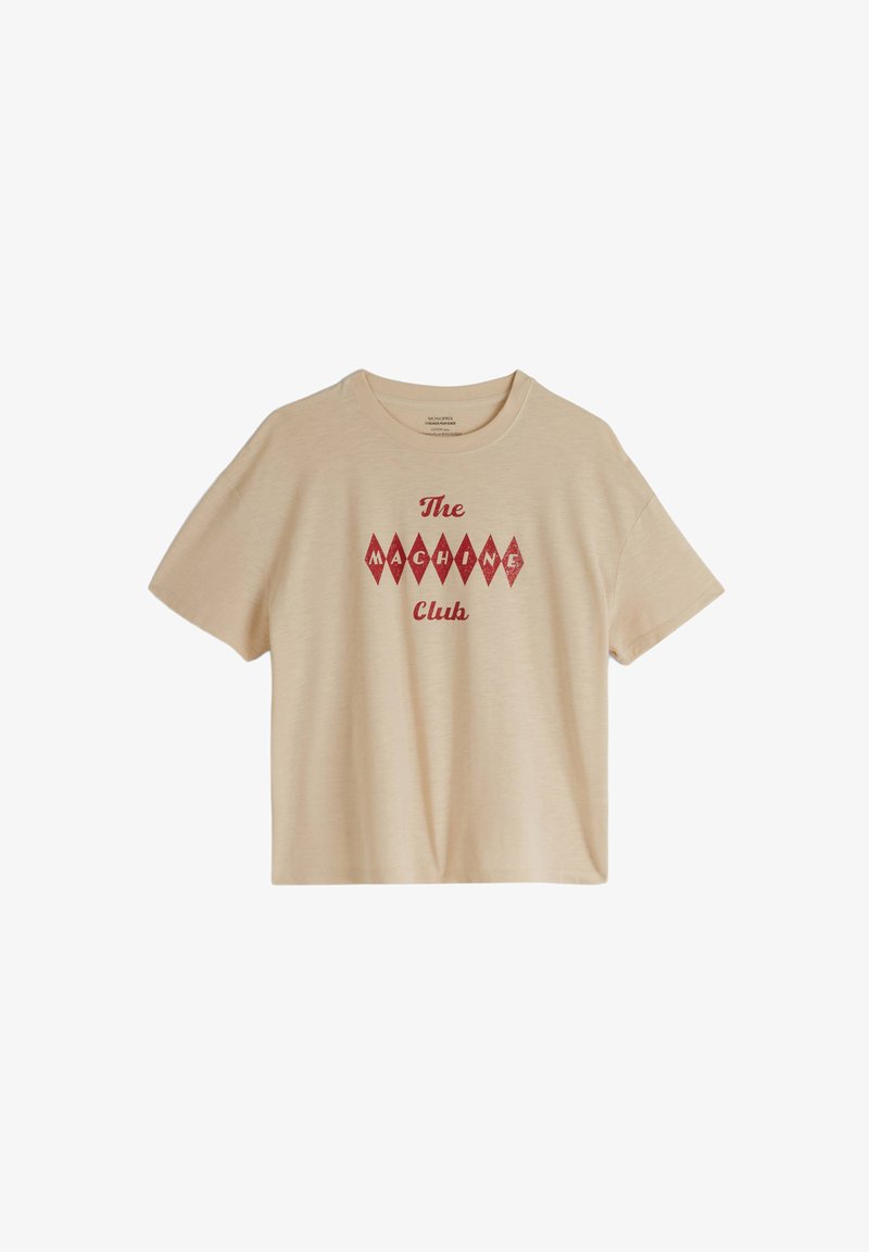 Monoprix MANCHES COURTES IMPRIMÉ T-shirt imprimé parchemin