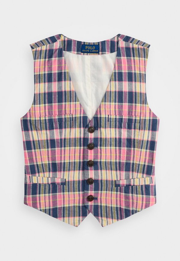 PLAID COTTON VEST - Waistcoat