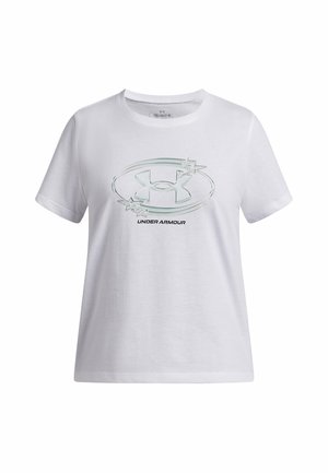 SHORT-SLEEVE GRAPH UA G STAR LOGO LOCKERTAG SS - Print T-shirt - white