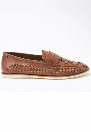 Next WEAVE LOAFERS STANDARD - Mokassin - tan brown