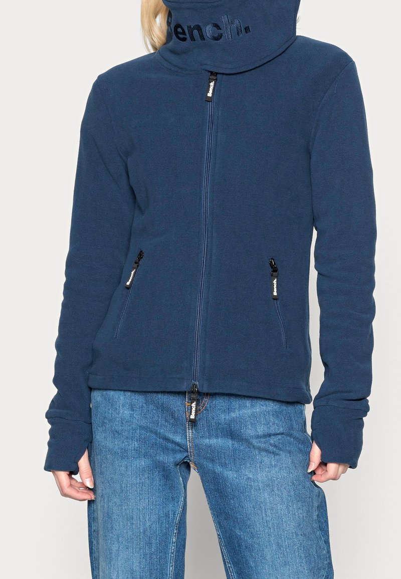 Bench Fleece jacket - dark blue - (Pre-owned) - Zalando.ie