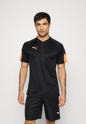 INDIVIDUALFINAL - T-Shirt sport - black/neon citrus
