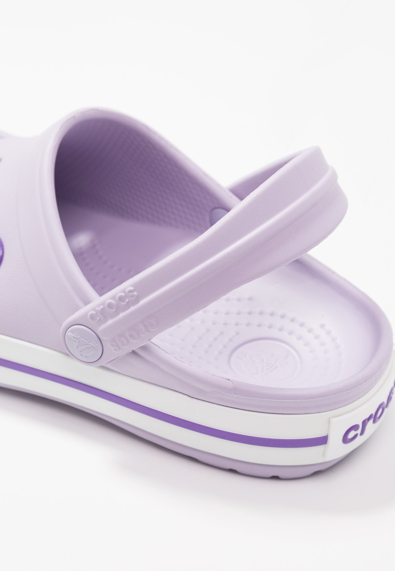 lila crocs