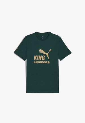 Nyomott mintás póló - green/gold-coloured