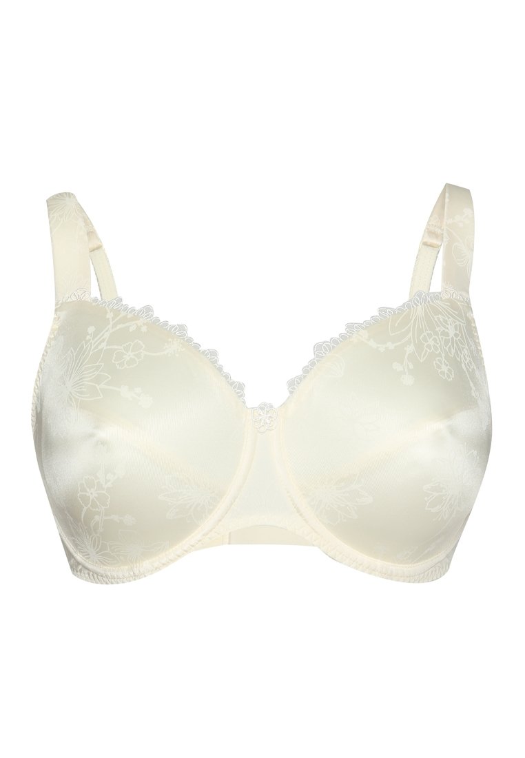 Soutien-gorge à Armatures Ulla Viola Brodé Floral Champagne - Bretelles Classiques, Bonnet Cousu - Taille 85-125 H-L, Neuf Avec étiquettes