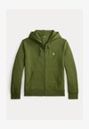 DOUBLE-KNIT FULL-ZIP HOODIE - Суитшърт с цип - olive