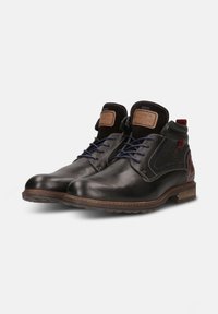 Australian Footwear CONLEY GEKLEED  - Stivaletti stringati - black burgundy