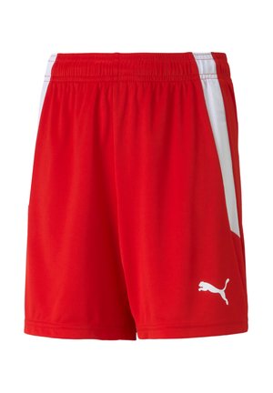 Puma TEAMLIGA  - Kurze Sporthose - rotweissweiss