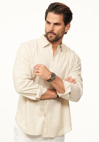 One Redox LANGARM - Hemd - beige