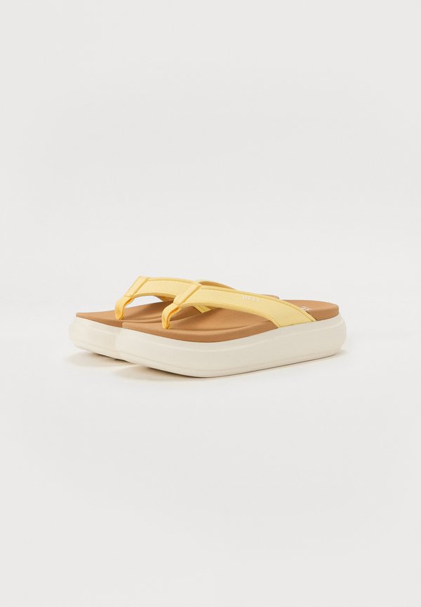 CUSHION BONDI - T-bar sandals - pale banana2