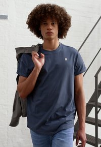 G-STAR LASH 2 PACK - T-shirt básica - compact ombre blue