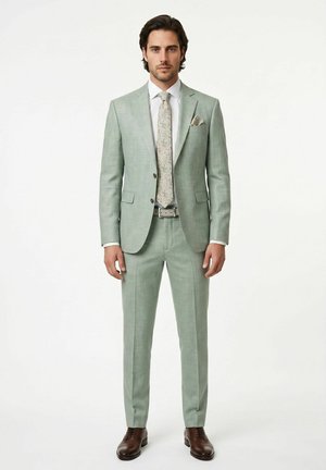 Real Guys, SET  BESTEHEND AUS KRAWATTE UND EINSTECKTUCH - Pocket square - grün