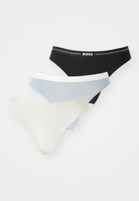 THONG 3 PACK - Thong - dark blue/white/black