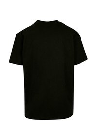 Sort bomulds T-shirt med korte ærmer, rund halsudskæring og lige snit. Ensfarvet, ingen mønstre eller design detaljer synlige.