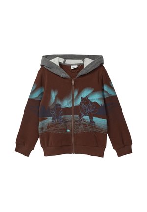 Kapuzenpullover - dunkelbraun