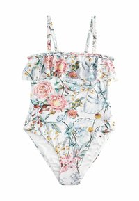 Next Badeanzug - white floral