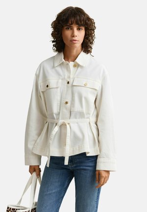 TIE  - Veste en jean - eggshell