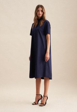 REGULAR - Skjortekjole - dark blue