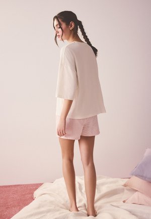 Next, REGULAR FIT - SHORT SLEEVE PYJAMAS . SET - Yöasusetti - pink amsterdam woven