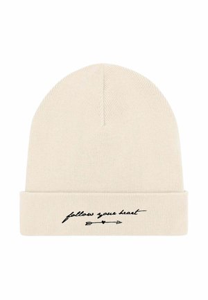 FOLLOW YOUR HEART EMBROIDERY UNISEX - Muts - off-white
