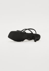 Even&Odd Wide Fit Sandale cu baretă pe gleznă - black