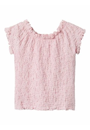 T-shirt Manches Longues Fille Kids Only - Col Rond, Jersey Côtelé, Ourlet Ondulé, Basique Et Confortable