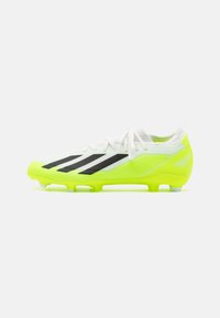 adidas Performance - X CRAZYFAST.3 - Scarpe da calcetto con tacchetti - footwear white/core black/lucid lemon Immagine in miniatura 1