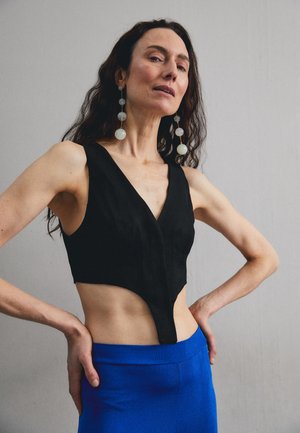 MIISTA THELMA CORSET - Μπλούζα - black