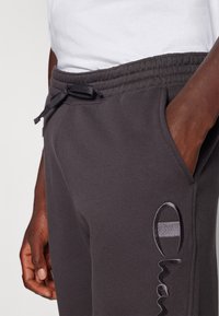 Champion ICONS TONAL CUFF LARGE LOGO - Træningsbukser - anthracite