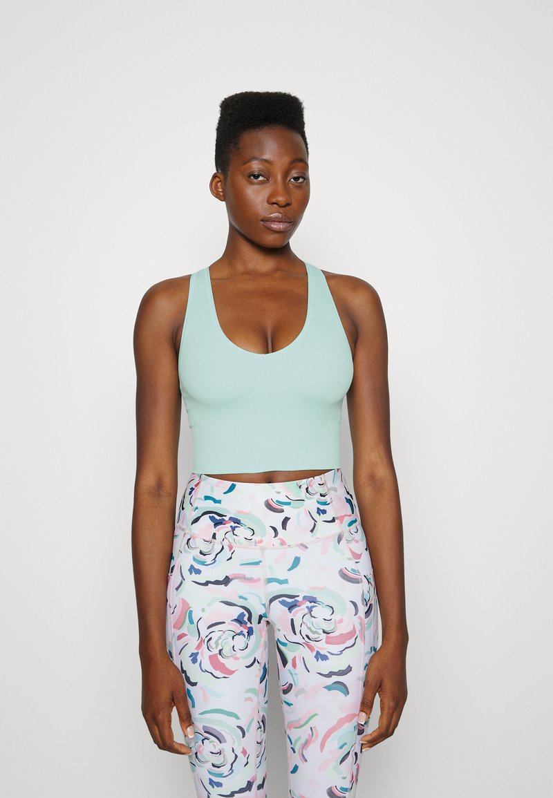 Athleta AURORA SEAMLESS CROP TANK - Top - paradiso blue