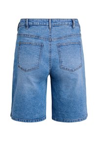 Zizzi FLASH - MIT HOHER TAILLE - Shorts di jeans - light blue denim