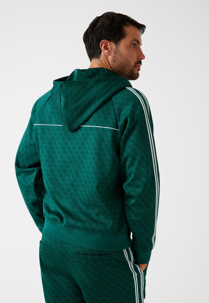 Nike Club chenille logo hoodie and sweatpants set in green
