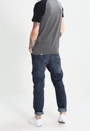 Print T-shirt - mottled grey