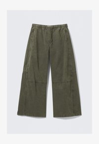 Selected, washed dark khaki green