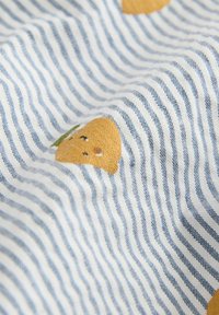 Non sélectionné, ticking stripe with lemon all over printed