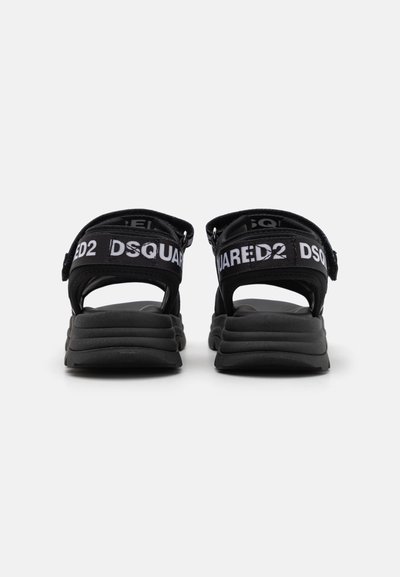 Dsquared2 UNISEX - Sandalias - black/white
