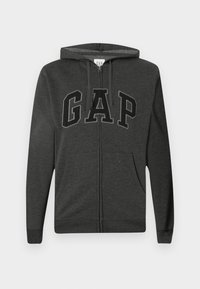 HERITAGE LOGO - Sweat zippé - new charcoal grey