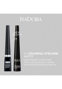 IsaDora THE COLORFUL EYELINER MATTE - Eyeliner - dark brown