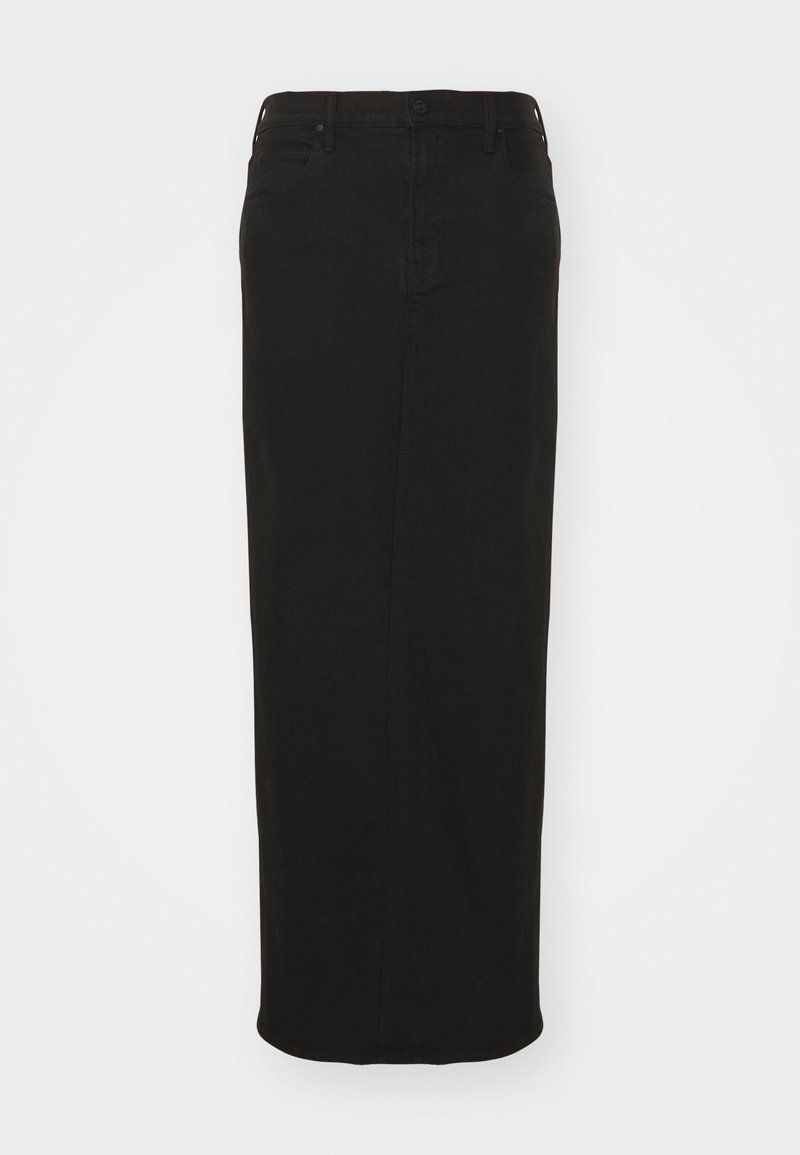 Mother Maxirok zwart denim/blackdenim