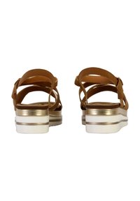 Divine Factory Sandalias con plataforma - camel or