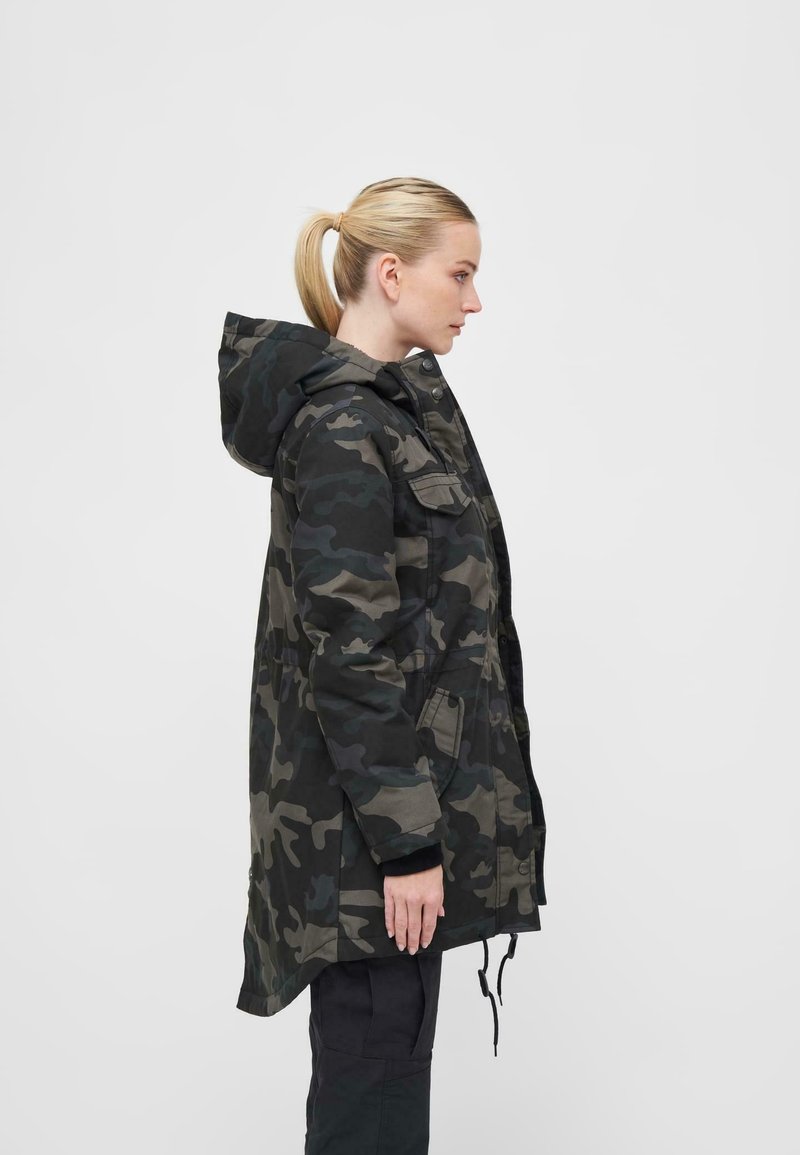 Damen Parkas | Brandit MARSH LAKE Parka darkcamo/grau - EM74850 Damen Parkas | Brandit MARSH LAKE Parka darkcamo/grau - EM74850
