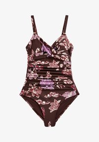 Non sélectionné, rust brown floral