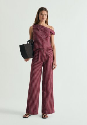 Scalpers, SCALPERS PINK STRIPES TOP - Top - pink stripes