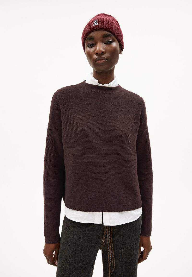 ARMEDANGELS MERINAA - Strickpullover - coffee