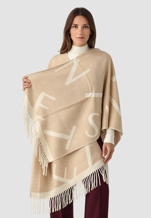 JACQUARD E FRANGE - Cape - light nude