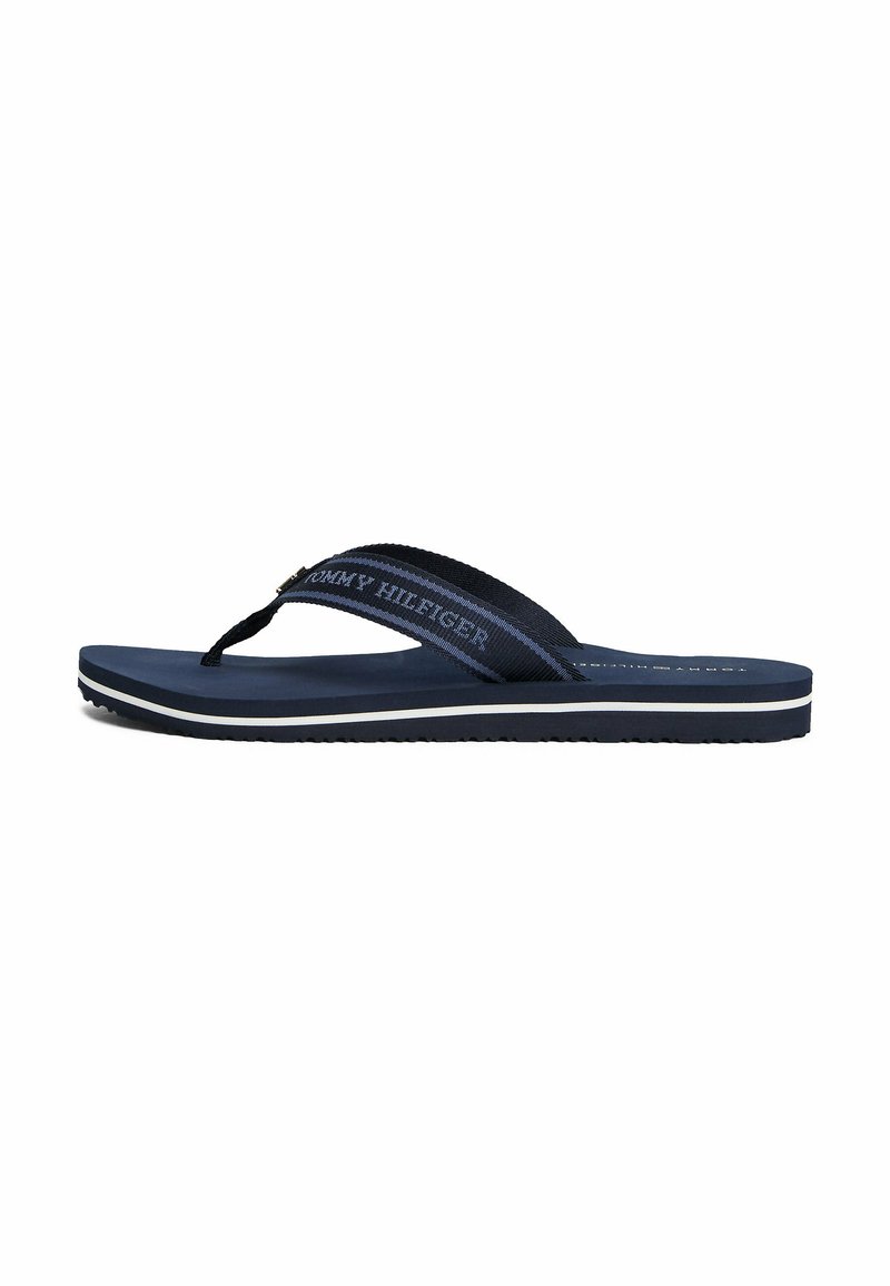 Tommy Hilfiger WEBBING TONAL LOGO - Infradito da bagno - space blue