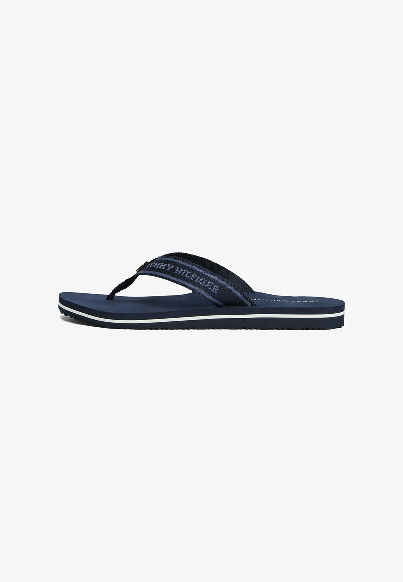 Tommy Hilfiger WEBBING TONAL LOGO - Infradito da bagno - space blue