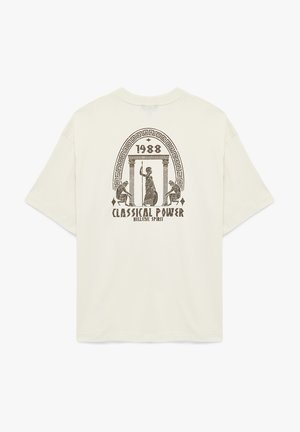 T-shirt con stampa - beige