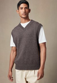 Next V-NECK  REGULAR FIT - Pulóver - grey