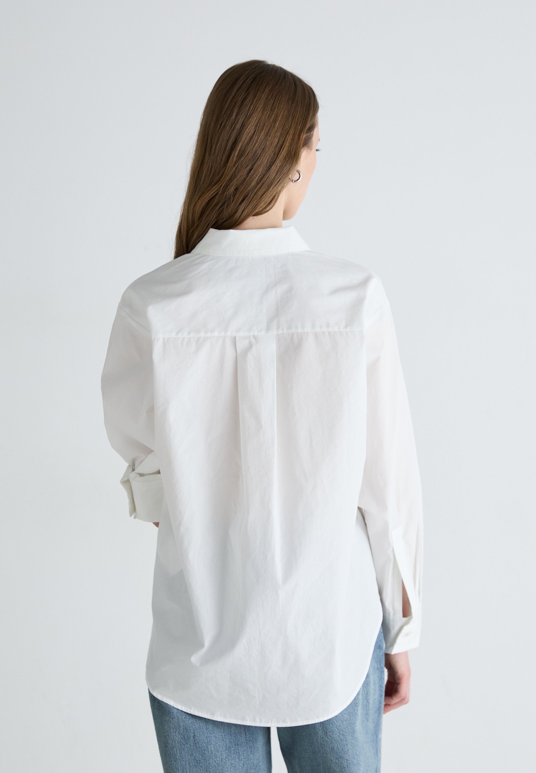 売れ筋商品|||トミー ヒルフィガー シャツ レディース トップス EASY FIT SHIRT - Button-down blouse - optic white Tommy Hilfiger EASY FIT SHIRT - Button-down blouse - optic